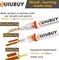 Wood Burning Pen Kit, 2 PCS Scorch Pens Equipped with 2 PCS Replacement Oblique Tip, Chemical Wood Burner Set, Suitable for Beginners of DIY Wood Burning Projects